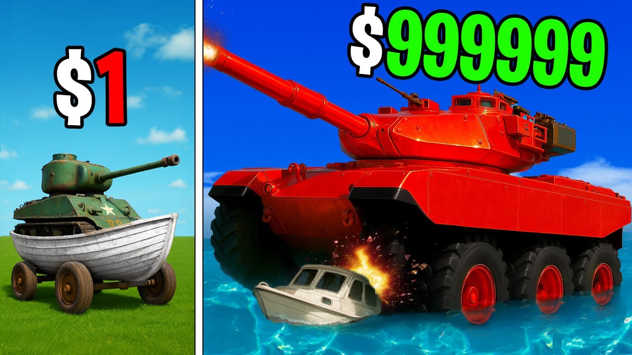 $1 to $1,000,000 Boat Tanks on GTA 5