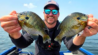 Loaded Lake with BIG Spawning BLUEGILL!!!...Catch Clean & Cook