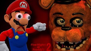 Mario Plays Five Nights At Freddys 2 But If He Gets Jumpscare The Video Ends