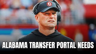 What Does Kalen DeBoer Need From The Transfer Portal? Alabama Football Transfer Portal Entrances