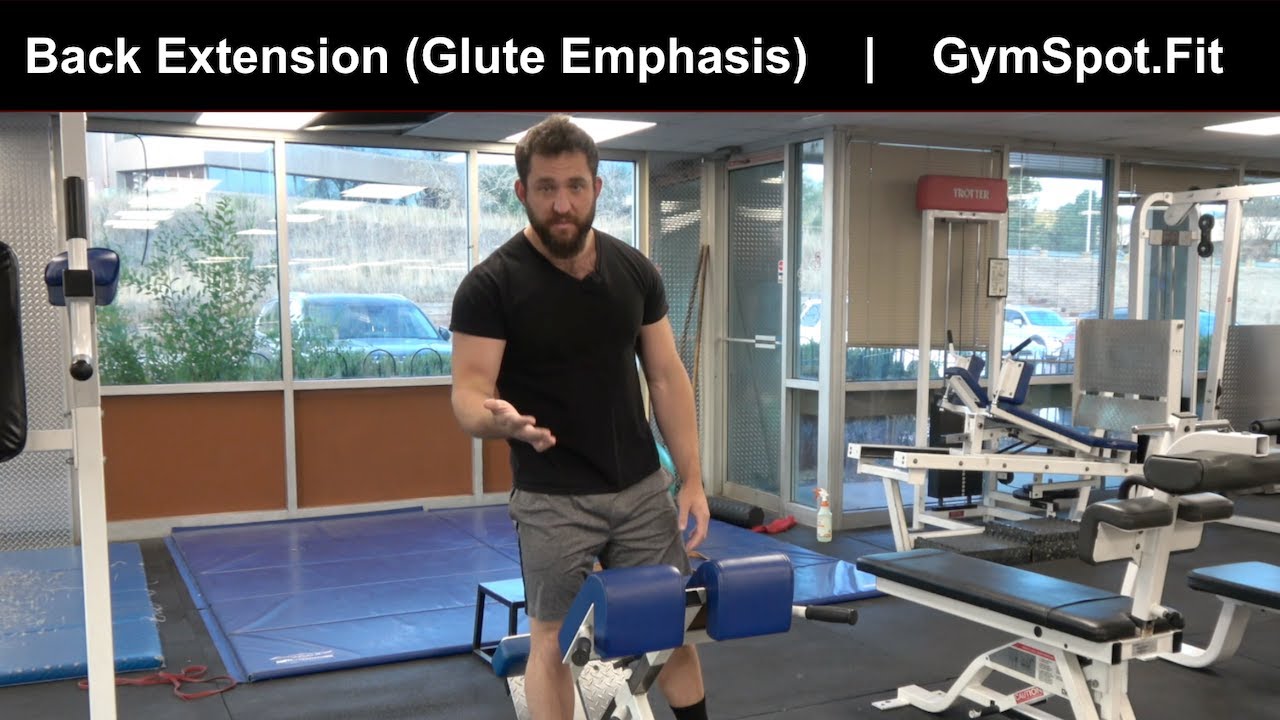 Back Extension (Glute Emphasis) GymSpot YouTube