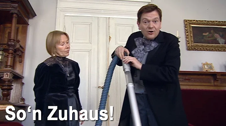Der erste Staubsauger, der vacuum cleaner von Hube...