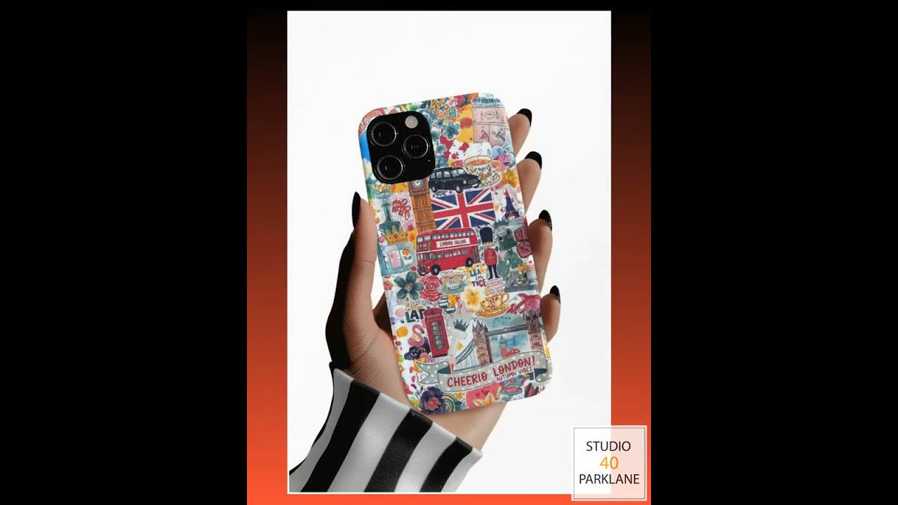 London England Coquette Collage Tough Magsafe Cute Phone Cases for Iphone | iPhone 17 Pro Max Cas...