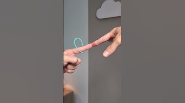 Rubber band Magic Trick 🤓🤯