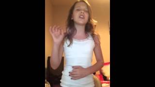 Millie bobby  brown singing thinking out loud chords
