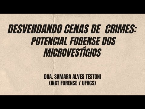 Vídeo: Que tipo de vestígio de evidência pode ser encontrado na cena do crime perto de fragmentos de vidro?