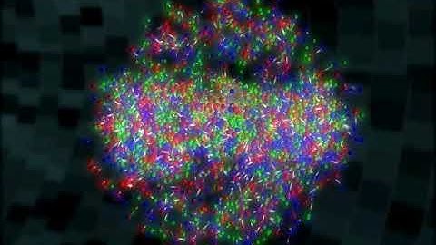 Gold Ion Collision and Quarks Animation