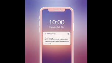 Grand Opening Notification Reminder Motion