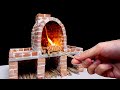 How to make a mini pizza ovens with mini bricks easily | Full HD 4K