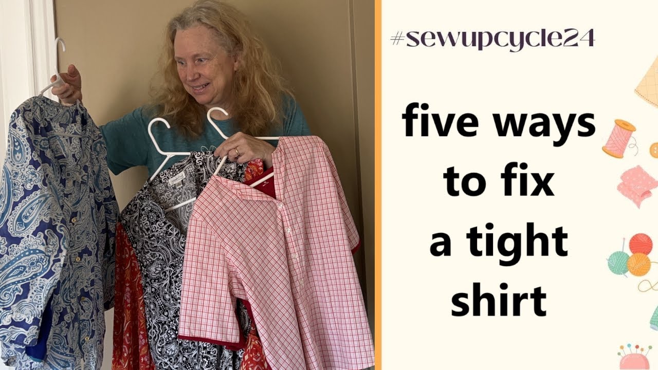 5 DIY sewing ideas to upcycle tight fitting shirts (