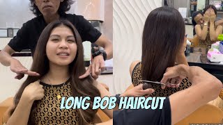 Transformation styles - LONG BOB HAIRCUT | Model Rambut Sebahu | transformation Styles | Medium hair