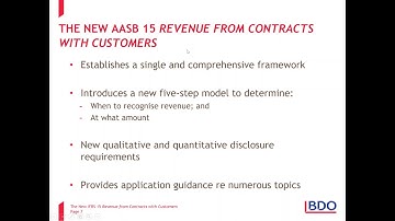 IFRS Webinar Series - Overview of the New IFRS 15 Revenue from Contracts with Customers