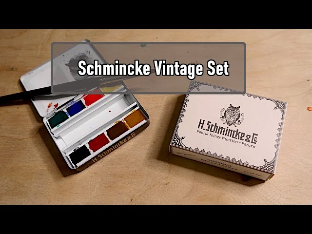 Portable Travel Painting Set 10/16 colours Schmincke Watercolor