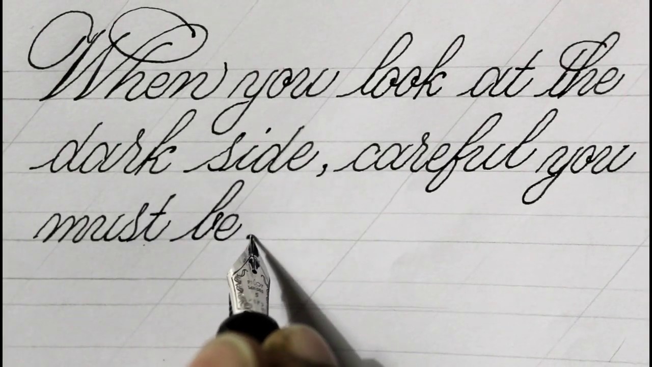 Cursive Writing Cursive Handwriting Practice YouTube