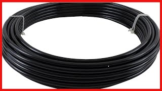 Mytee Products 1/4 OD x 100' Black SAE J844 Nylon Air Brake Tubing DOT Approved | Pneumatic Nylon A