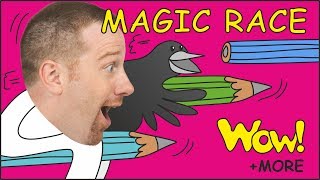 Magic Race for Children + MORE Funny Stories for Kids from Steve and Maggie | Learn Wow English TV