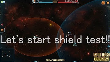 【vega conflict】shield test against xeno weapon