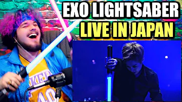 EXO - LIGHTSABER (The EXO'rDIUM in Japan) | REACTION!!