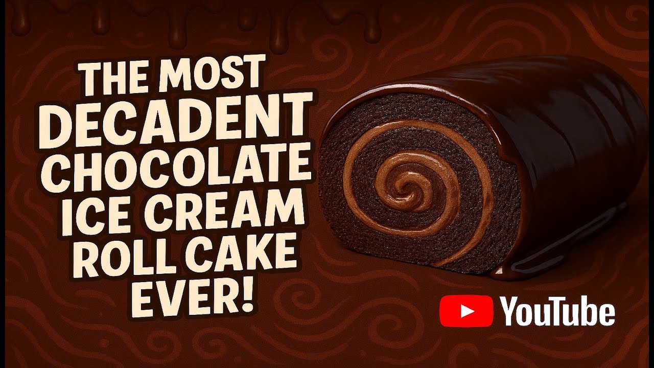 We Created the Most Decadent Chocolate Ice Cream Roll Cake Ever!