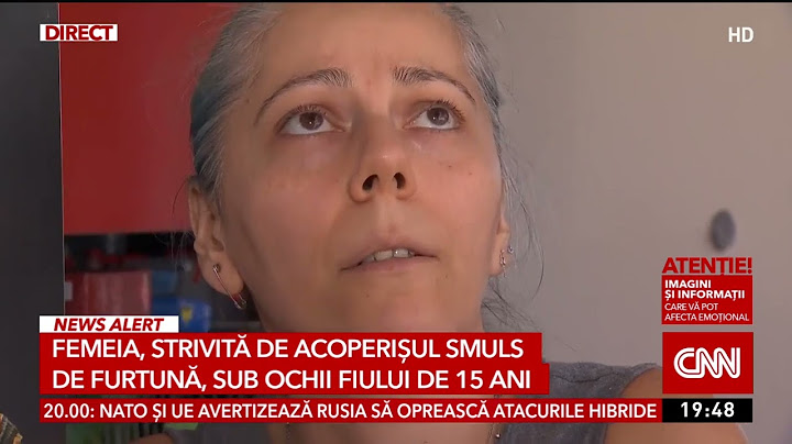 Film dramatic al morții femeii strivite de acoperiș în propria casă