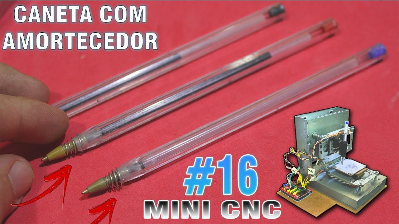 16# MINI CNC CASEIRA – CANETA COM AMORTECEDOR PARA CNC (CASEIRA)