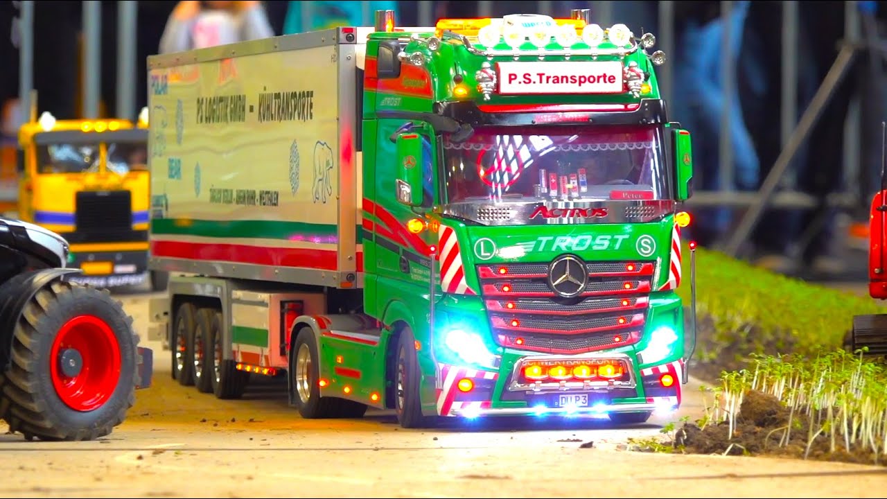 HIGH DETAILED UNIQUE RC TRUCKs / AMAZING TECHICAL RC COLLECTION / RC TRACTORS / RC DIGGER/ MB ACTROS