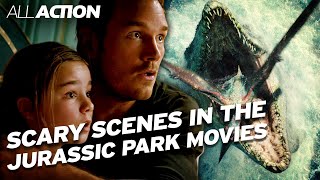 Scary Scenes In The Jurassic Park Movies | All Action