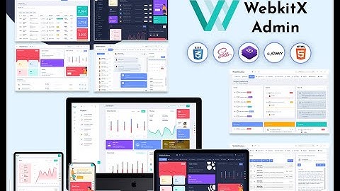Beautiful RTL Dashboard Design of WebkitX Bootstrap Admin Template
