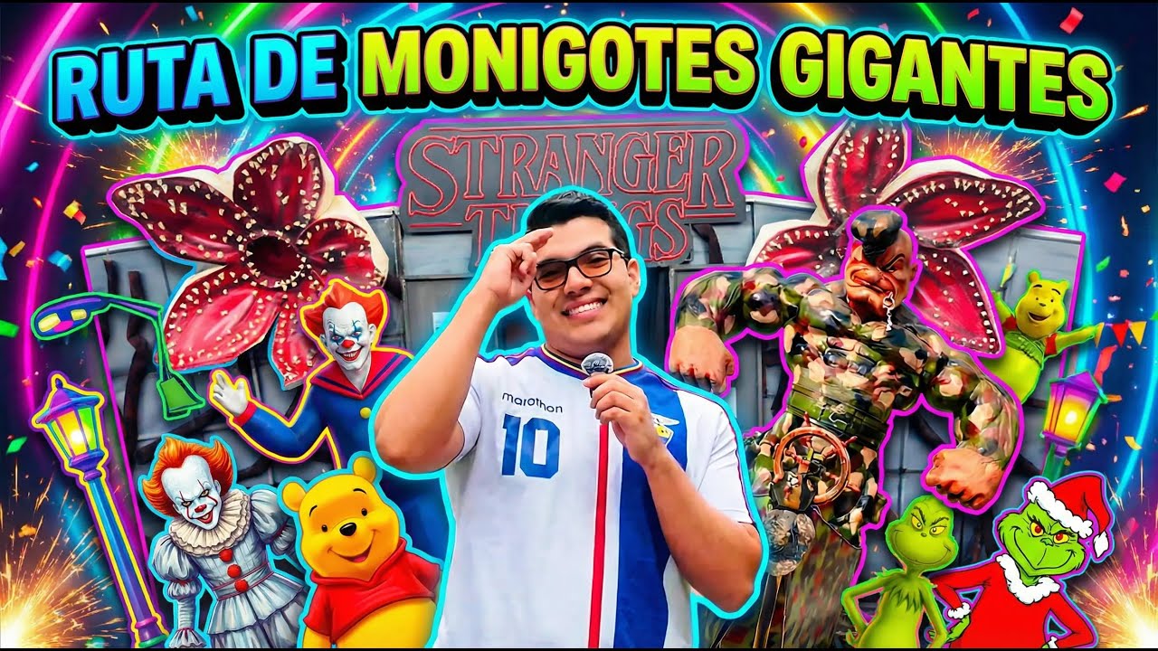 Visito la RUTA DE MONIGOTES GIGANTES | Guayaquil 🇪🇨