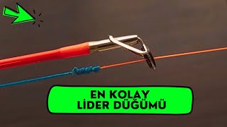 En Kolay Lider Düğümü | İp Misinaya Fluorocarbon Misina Nasıl Bağlanır Resimi