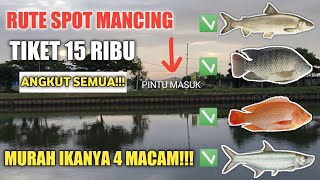 Tiket murah ikannya melimpah!!! rute spot mancing terbaru