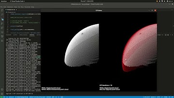 Iterative Closest Point algorithm for fine alignment of point clouds
