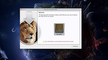 Create A OS X Lion Recovery USB Drive