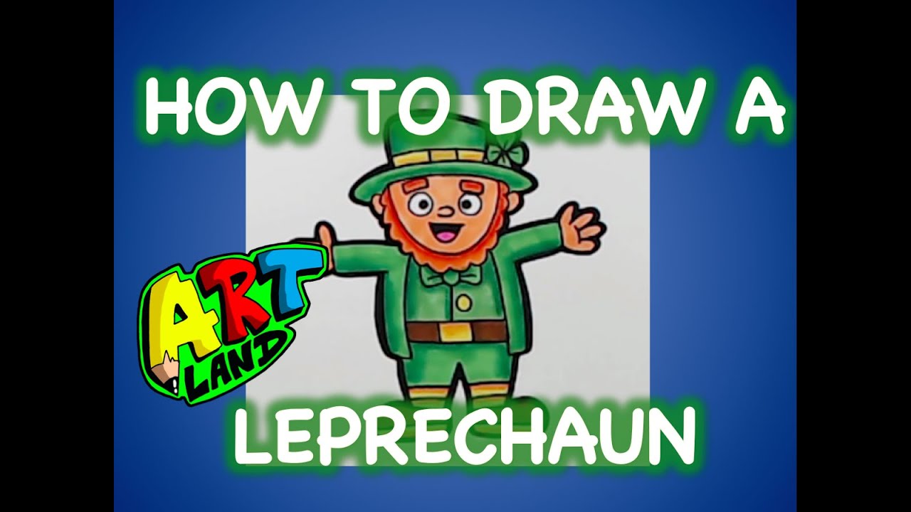 How to Draw a LEPRECHAUN - YouTube