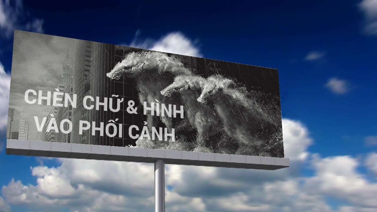 Cách Chèn Chữ Và Hình Vào Phối Cảnh | Thùy Uyên - YouTube