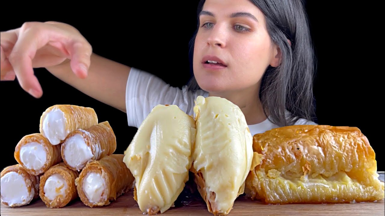 MY FAV CREAMY SYRUPY DESSERTS | MUKBANG | ASMR | EATING SOUNDS