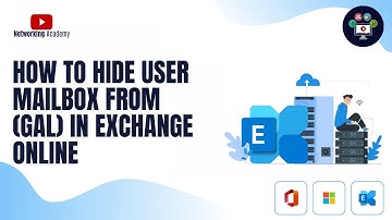How to Hide & UnHide User Mailbox from  GAL (Global Address List) in Exchange | Networking Academy