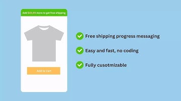 How To Add A Free Shipping Progress Bar on Shopify
