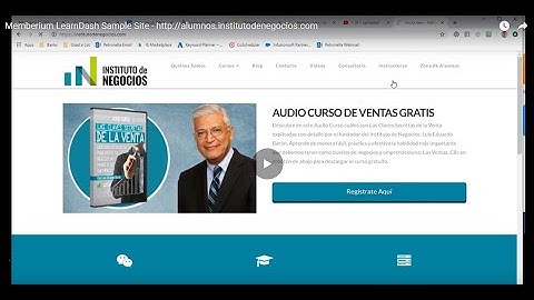 Memberium LearnDash Sample Site - http://alumnos.institutodenegocios.com