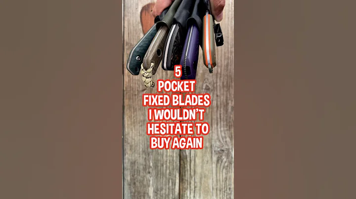 5 Scout Carry/Pocket Carry Fixed Blades #edcknife #fixedblade