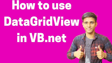 #32 How to use DataGridView in VB.net (Hindi/Urdu) | Shubham Jangid