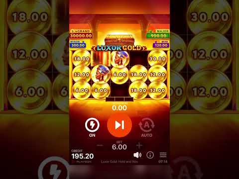 Luxor Gold Slot Game Double Minor Bonus