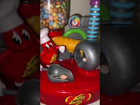 Satisfying ⭐️🍒⭐️to play my Mr Jelly Bean Dispenser 🫘 ⭐️💥with Smartiesmini #ASMR #shorts