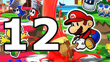 Paper Mario Color Splash Walkthrough Part 12 - No Commentary Playthrough (Wii U)