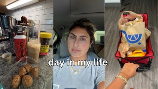 Day in my life: running errands, grief/life, grocery haul