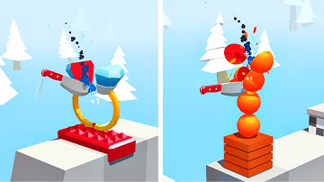 Slice it All! 🔪⚔️🪓 Very Satisfying And Relaxing ASMR Slicing Game Level 243-244