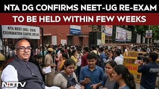 NEET Exam Update 2026 | NTA DG Confirms NEET-UG Re-Examination To Be Held Within Few Weeks