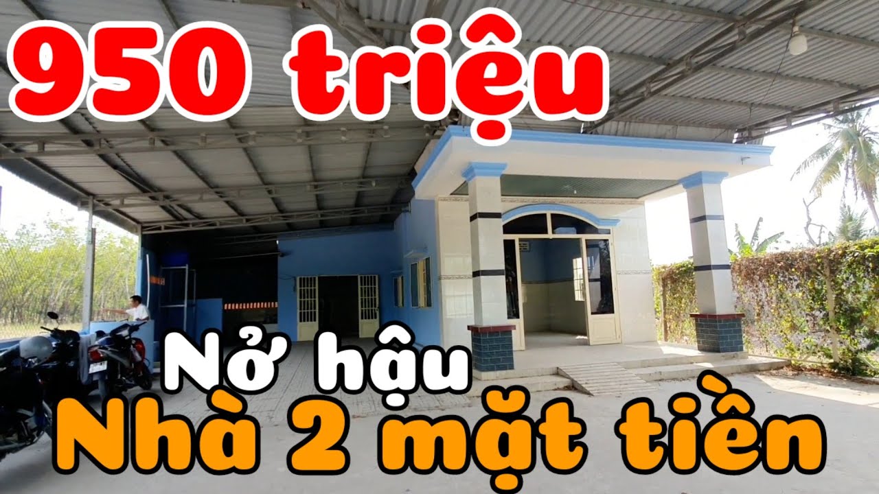 Nhà đất 2 mặt đường nở hậu rộng 242m2 bán giá rẻ 950 triệu gần nhiều xí nghiệp ở Thạnh Đức Tây Ninh