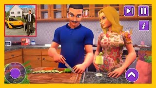 Virtual Dad Luxury Life Happy Family Sim 3D game screenshot 1