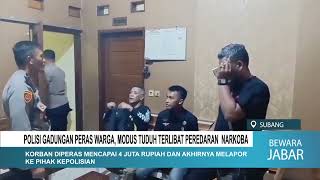 Download Lagu POLISI GADUNGAN PERAS WARGA, MODUS TUDUH TERLIBAT PEREDARAN  NARKOBA MP3